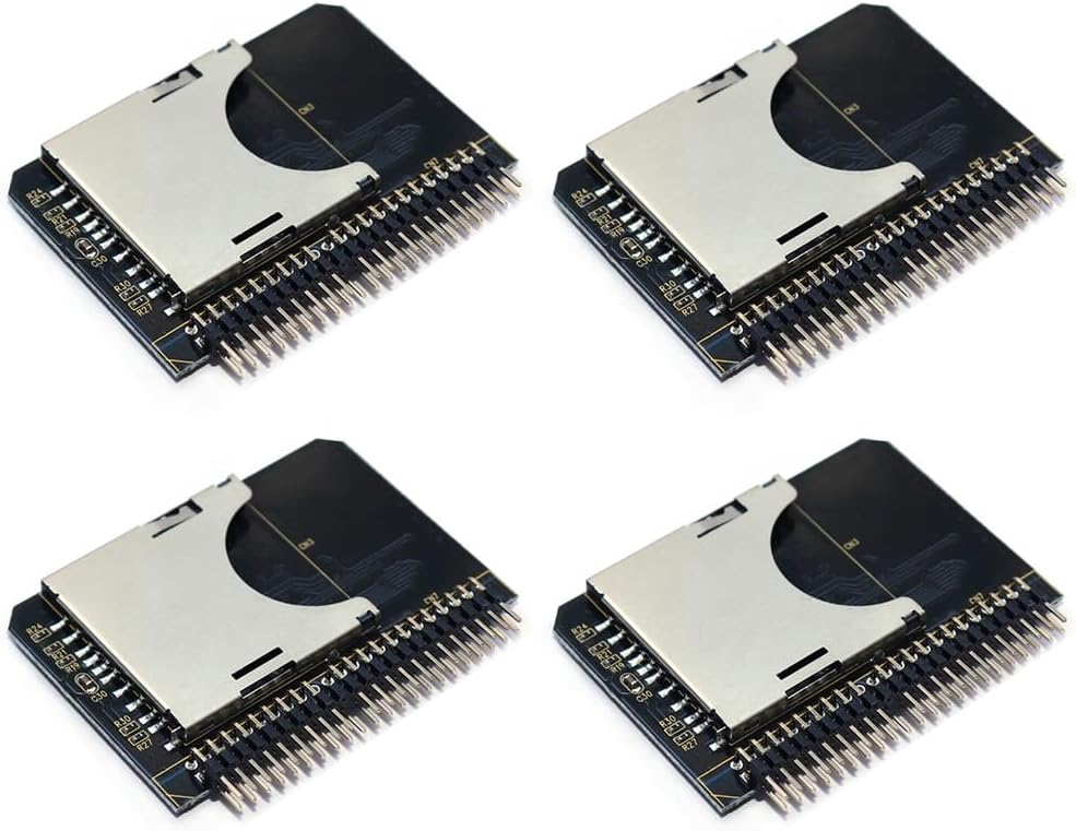 4X SD to 2.5 Inch IDE 44 Pin Converter Card IDE SD Card Adapter SSD Embedded Storage Adapter Card IDE Expansion Card