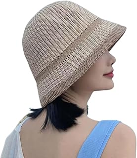 [Feibin] ウィッグ 帽子ウィッグ 髪付き帽子 一体式 バケットハット 毛付き レディース ロング 襟足 ミディアム ショート かつら 可愛い 小顔 日焼け防止 紫外線対 UVカット 耐熱 通気 日常用 旅行用 帽2色 髪3色 (ベージュ１＃帽+ダークブラウン)