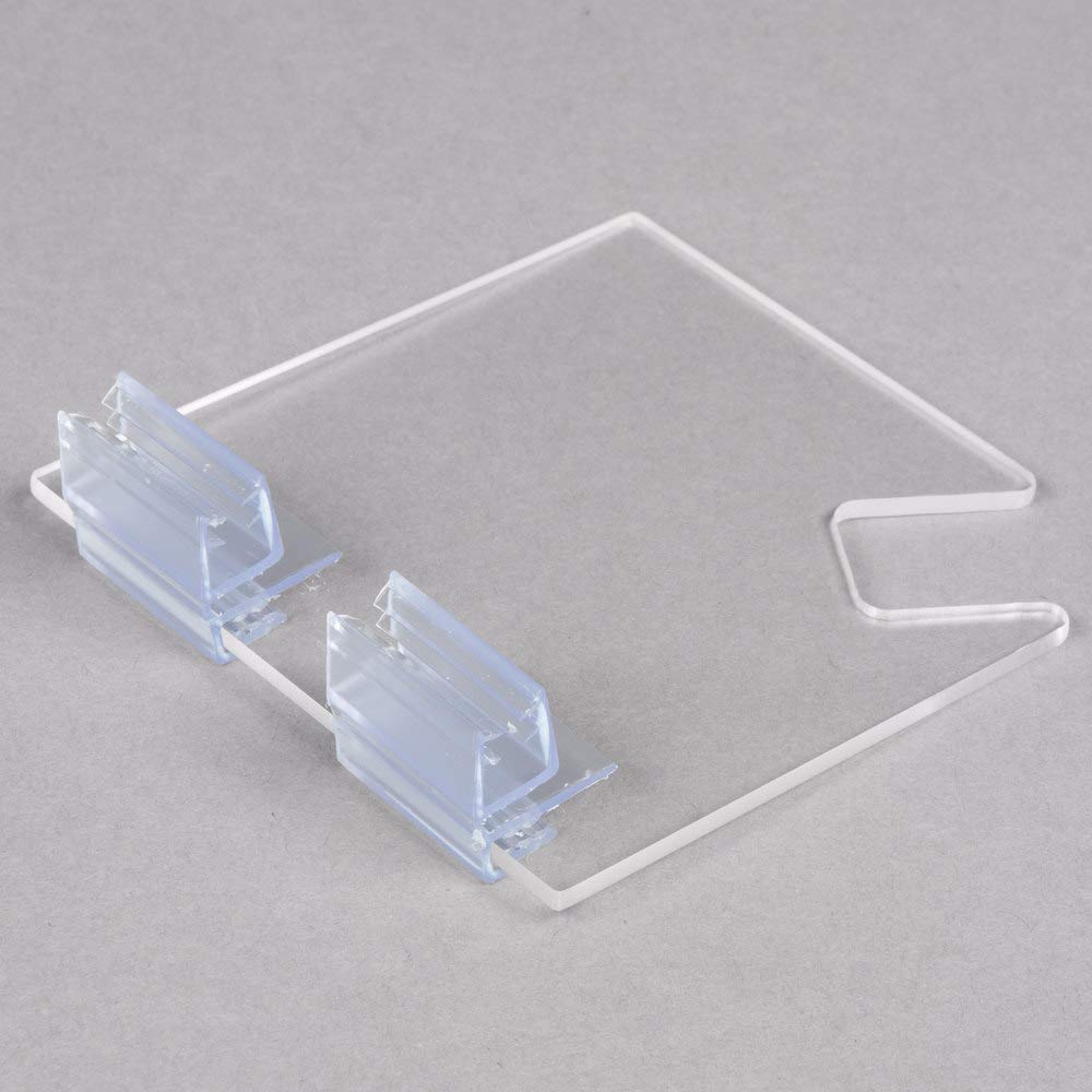 CAL-MIL 1811-N Square Jar Lid with Notch for 4