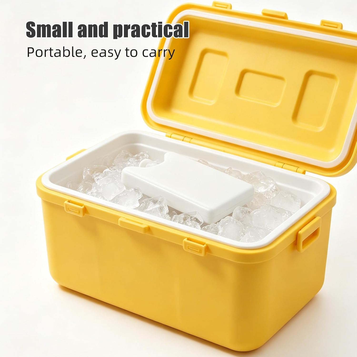 6pcs Reusable Cooling Ice Pack 200g for Lunch Box and Coolers, Leakproof Pet Material with Compact Shape, Space-Saving and Washable Camping Cooler Accessory for Summer Picnic image 5