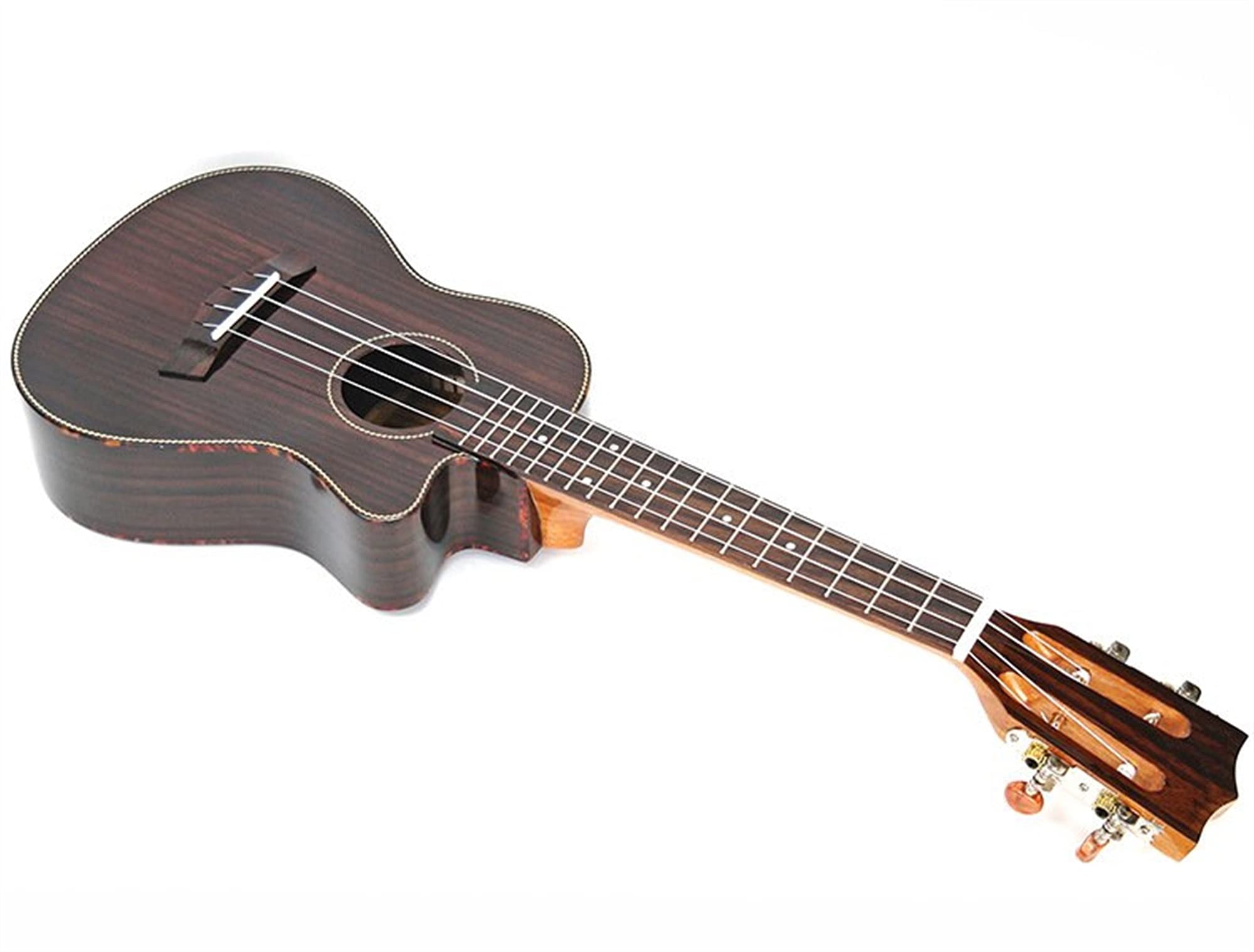Ukulele koncertowe Początkujący Ukulele 26- calowy Pełna Rosewood Ukulele Polerowany Narożnik Tenor Ukul 4 Struny Mała Gitara Mini Podróż Hawaii Ukelele