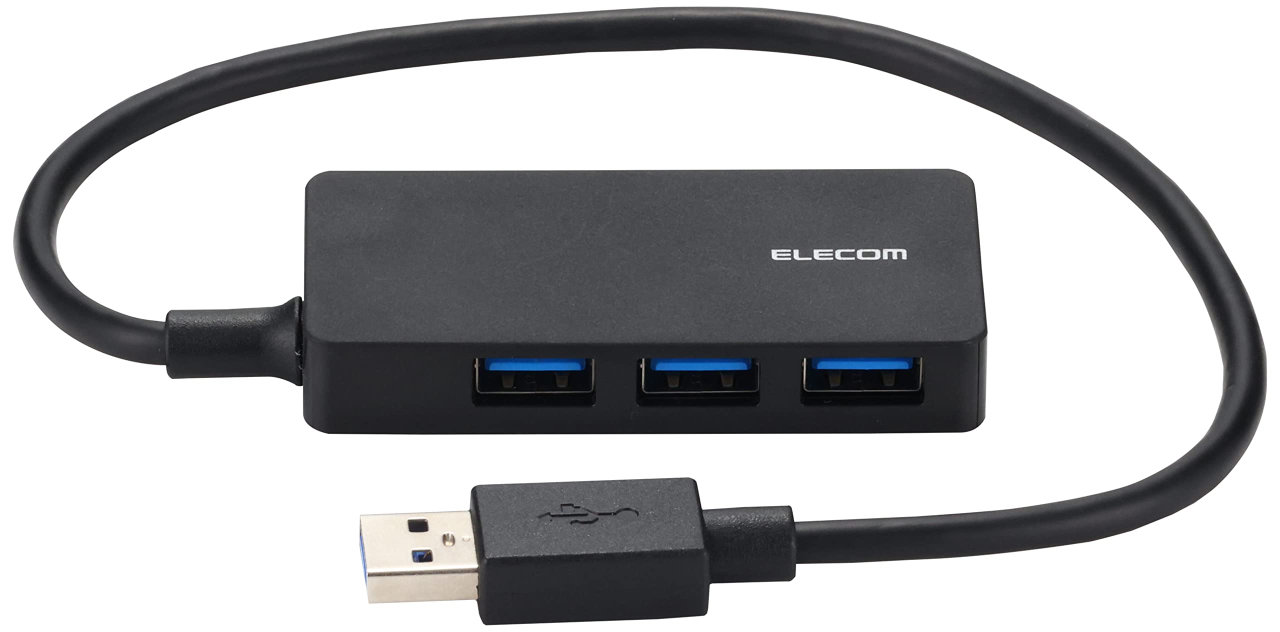 エレコム USB3.0 ハブ 4ポート 1ｍ ACアダプタ付 セルフ/バス両対* エレコム USB3.0 ハブ 4ポート