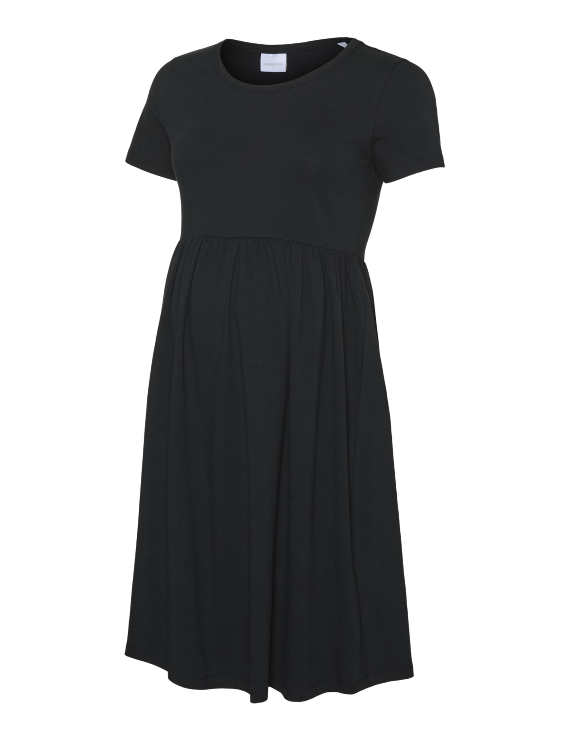 Mama.licious Women's Mlmia Ss JRS Abk Skater Dress Noos, Black, M