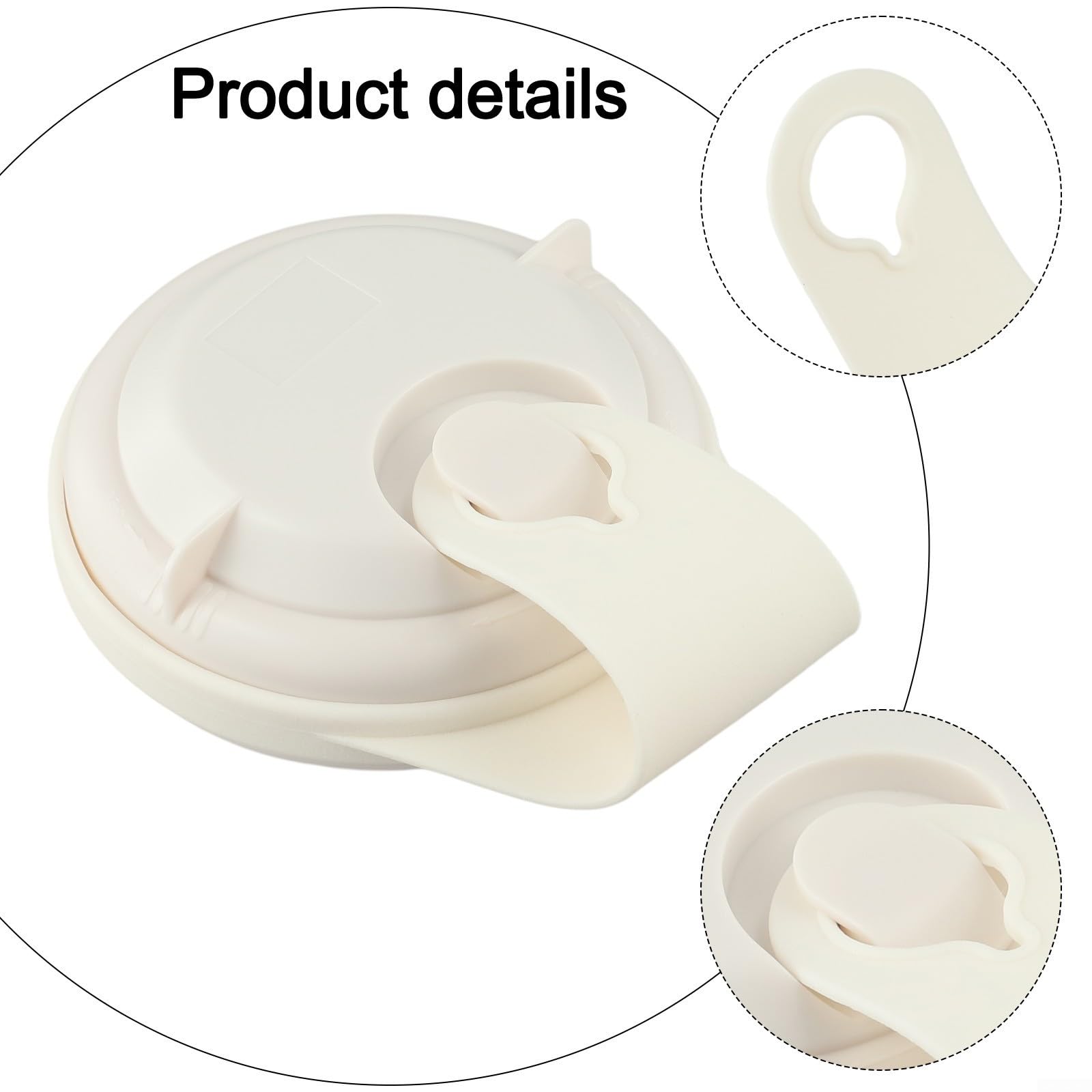 Reloj compacto impermeable para baños, fácil de leer, pantalla digital, funcionamiento silencioso para duchas (blanco)