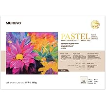 MUNGYO Professional Pastel Paper Pad. A4 Size Oil Pastel Paper, 30 Sheets White, Drawing Board, Artist Paper, Art & Crafts, Hobby