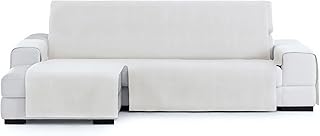 Eysa Funda de Chaise Longue práctica Oriente 290cm., Color 00/Blanco, Izquierda Vista Frontal