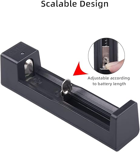 Miniatura 3 de Cargador de batería 18650 adecuado para batería de iones de litio 18650 20700 26650 10440 14500 18500 16340 17500 cargador de batería USB de ranura