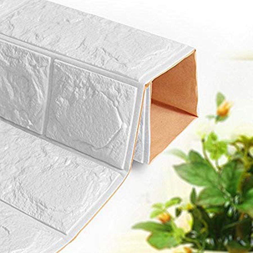 See full amazon price history chart for Wallpaper Mart Plastic 3D Embossed Washable PE Foam DIY Self Adhesive Brick Wall Sticker for Bedrooms, Living Room, Kids Room, Office (70 x 70 cm, 5.8 sqft, White) - 4Pc Wallpaper Mart Plastic 3D Embossed Washable PE Foam DIY Self Adhesive Brick Wall Sticker for Bedrooms, Living Room, Kids Room, Office (70 x 70 cm, 5.8 sqft, White) - 4Pc (B08W33T5M2) Amazon Price History, Amazon Price Tracker