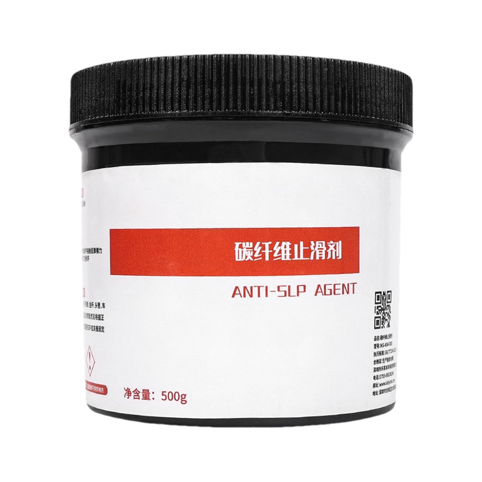 Pasta per presa in fibra di carbonio, Grasso antiscivolo in fibra di carbonio,Gel di montaggio per bici antiscivolo da 500 g - Grasso multifunzionale per biciclette, lubrificante antiscivolo per | carbonio,Gel di montaggio per bici antiscivolo da 500 g -