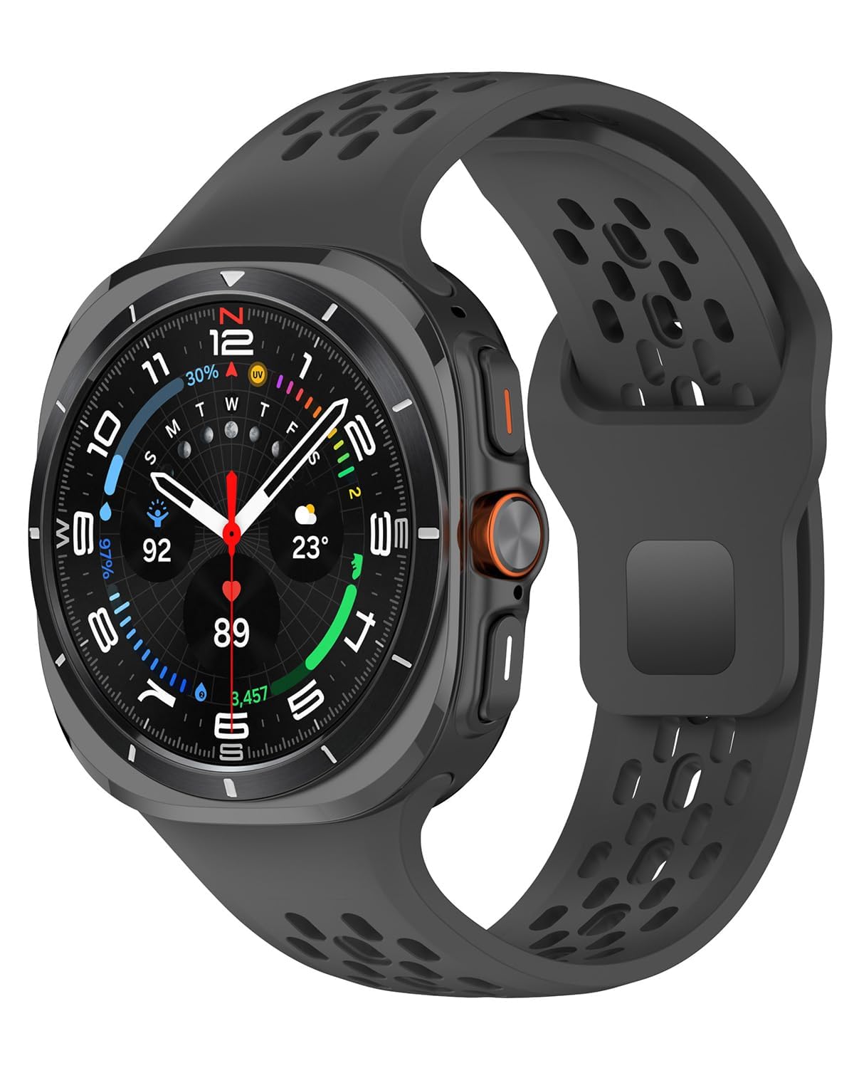 VEMIGON Breathable Sport Band Compatible with Samsung Galaxy Watch 7 Ultra Bands 47mm, Soft Silicone Replacement Strap for Galaxy Watch Ultra 2024 Men Women (B0DCG5HD7H) Amazon Price History, Amazon Price Tracker