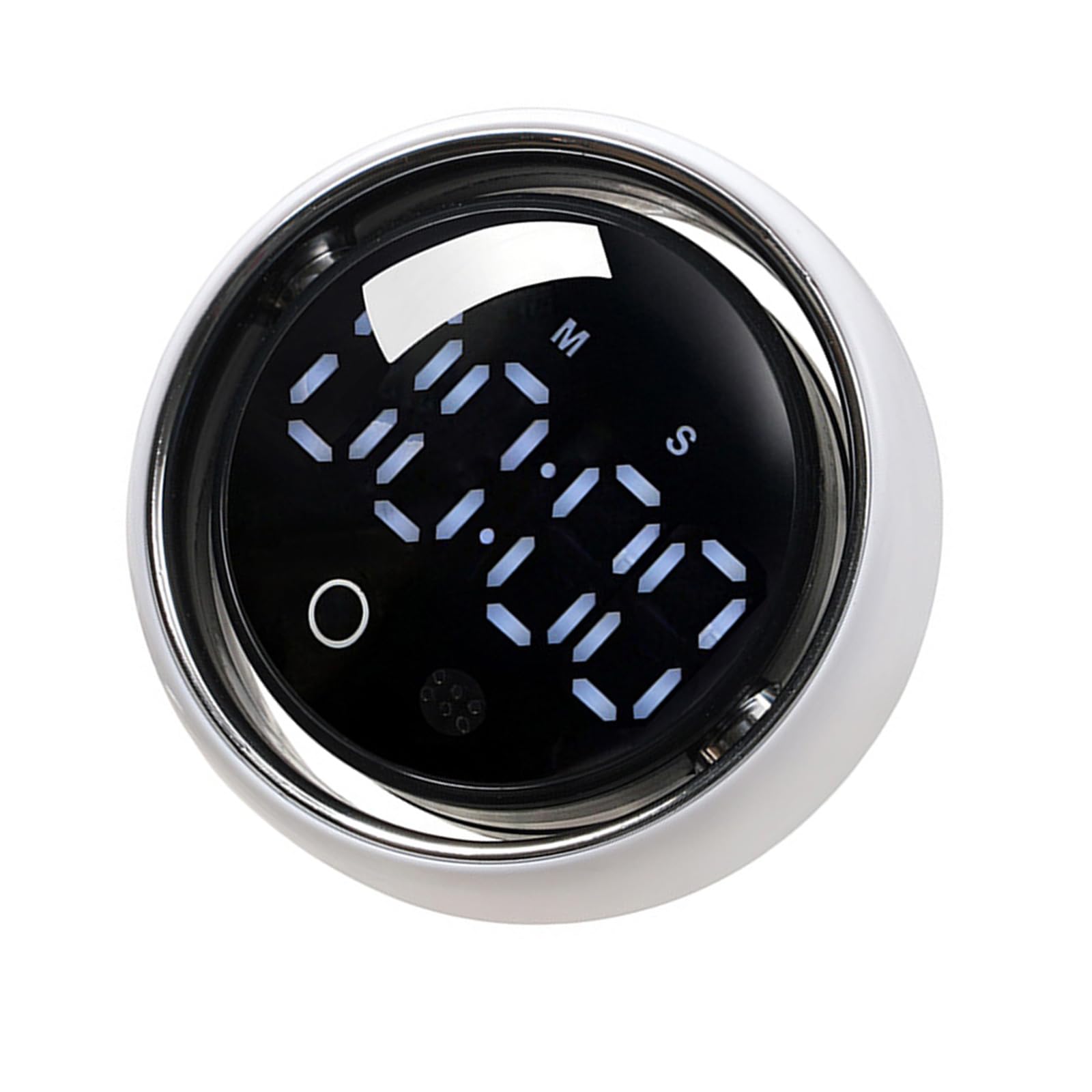 Tsophreniq Voice Controlled Timer with Back Rotary Countdowns Count Up Timer for Precises Cooking Baking Workout Timing Rechargeable LED Countdowns
