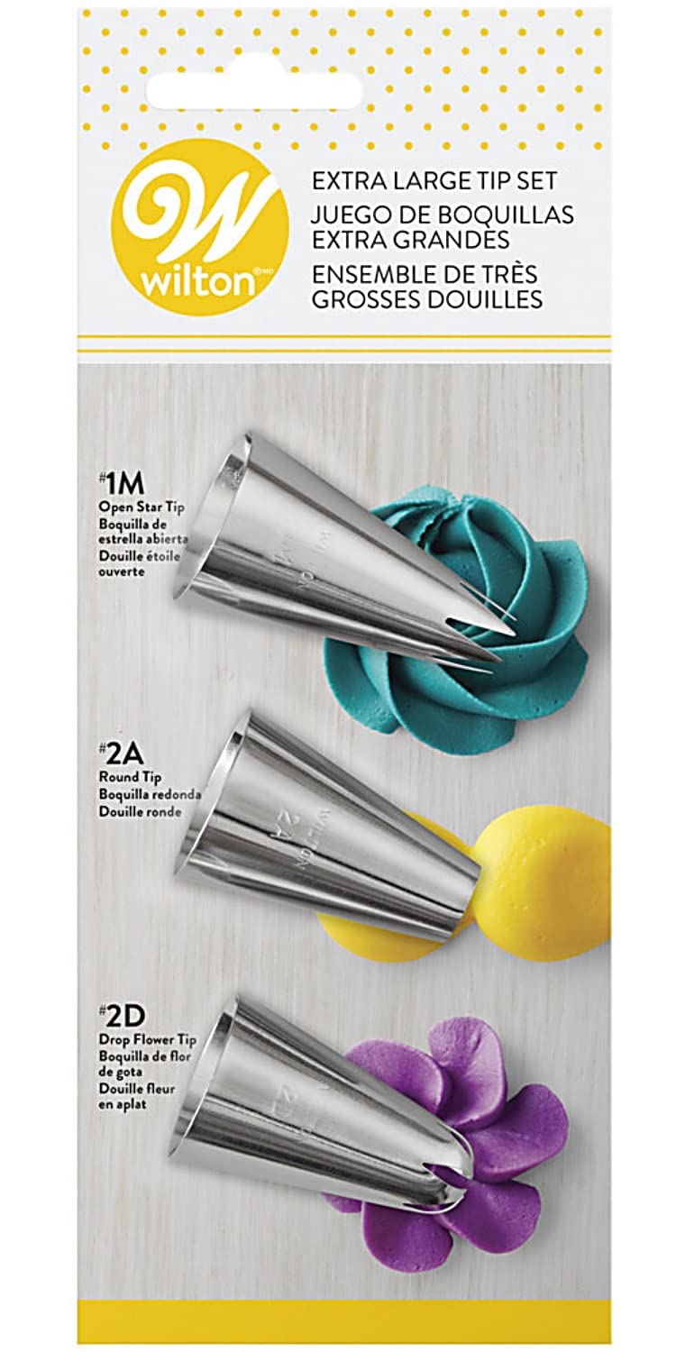Wilton Extra Large Decorating Tip Set, 418-6609