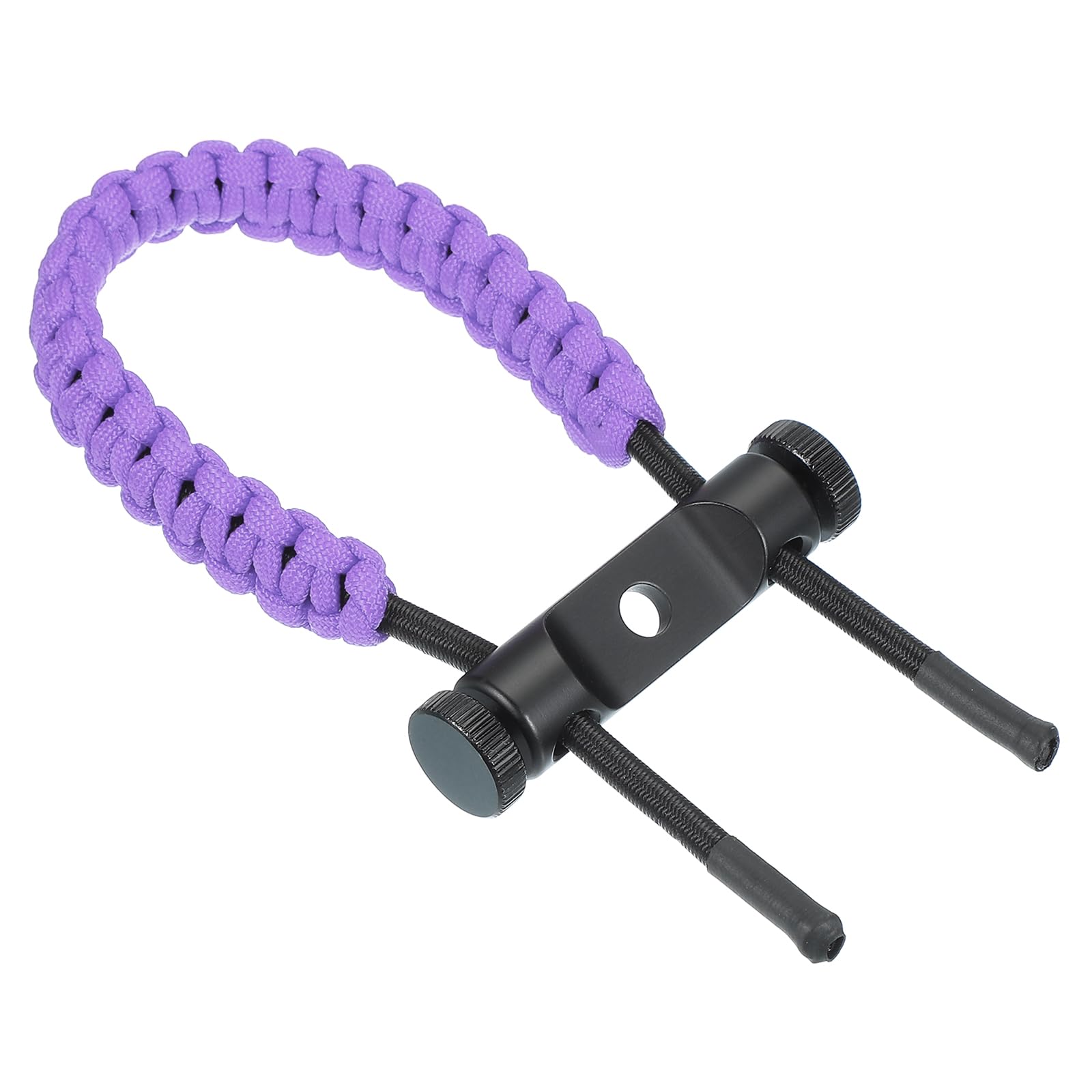 sourcing map Archery Bow Wrist Sling 15.75 Inch 550 Paracord Strap Compound Bow Stabilizer & Hand Loop Carrier Bow Stabilizer for Bow Hunting Shooting Purple 1 Count