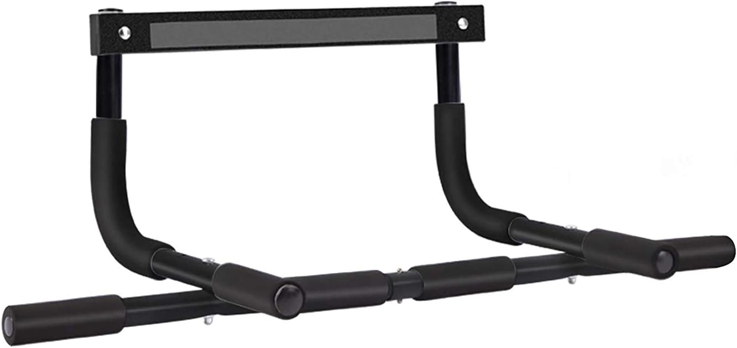 HXZB Upgraded Pull Up Bars Door Frame No Screws, Perfect Fitness Multi-gym Doorway Chin-up bars, UP To 200 KG Loading