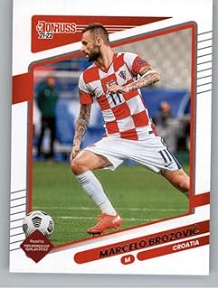 2021-22 Donruss Road to Qatar #43 Marcelo Brozovic Croatia Official Soccer Trading Card in Raw (NM or Better) Condition