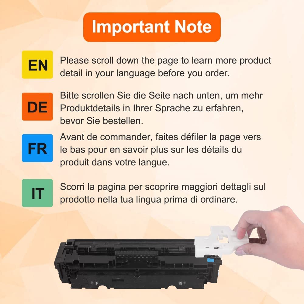Original HP 207A C/M/Y/K Toner Cartridge For Color LaserJet