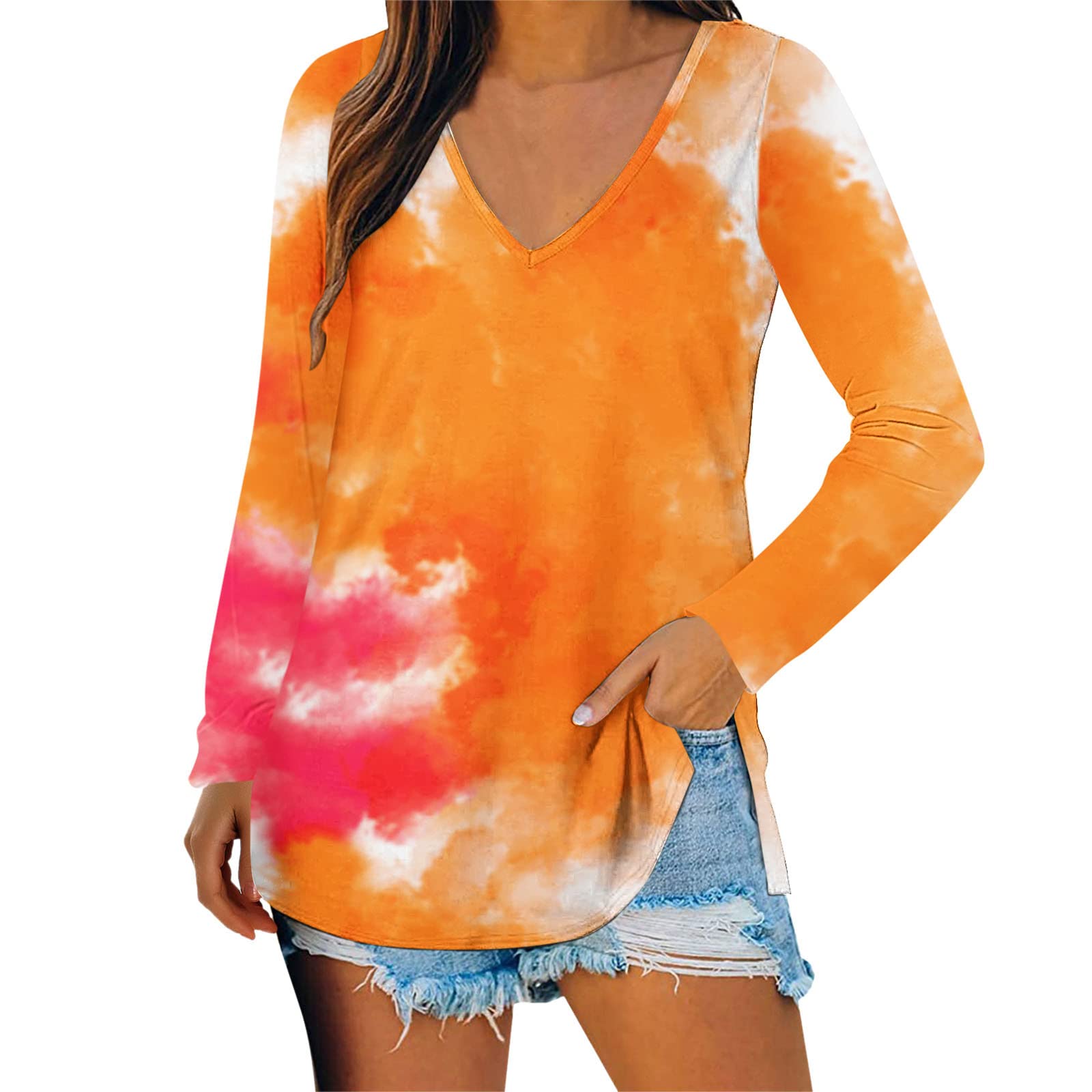 blusa mujer naranja