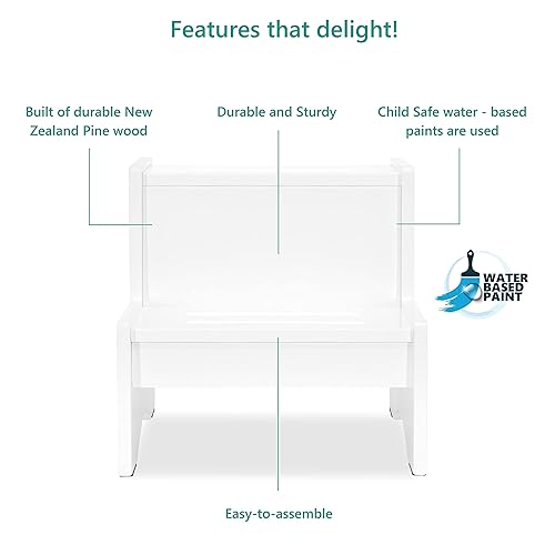 Miniatura 6 de Little Steps Taburete  Base AntideslizanteTaburete multiusos para niñosTaburete resistente y sólido para niños