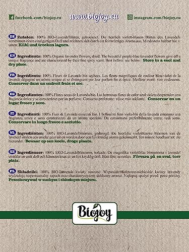 Biojoy BIO-Suszone kwiaty Lawendy (100 gr)
