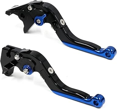 Motorcycle Brake Clutch Levers Folding Extendable Adjustable CNC Levers Compatible with GSXR 600/750 1997-2003 GSXR1000 2001-2004 GSR600 2006-2011 GSR750 DL650 Vstrom 2011-2023 SV650 2010-2019