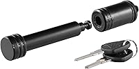 CURT 23518 Barbell Trailer Hitch Lock - 5/8" Pin for 2" Receivers, Theft-Proof, Weather-Resistant Security