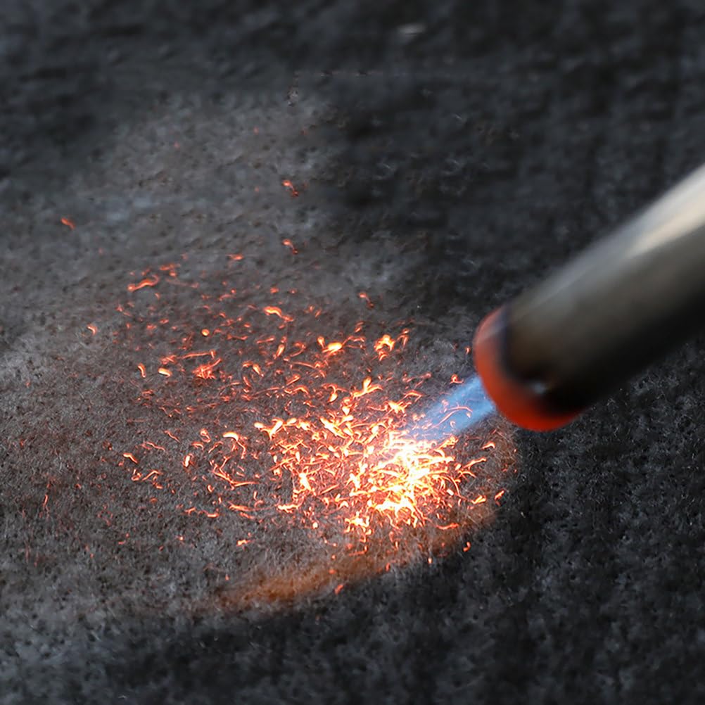 COYOUCO Carbon Felt Welding Blanket Fireproof - 12mm Thick Heat Resistant Fabric 1200°C High Temp Insulation Pad, Flame Retardant Protective Mat for Soldering Welding Brazing Plumbing,50cmx80cm