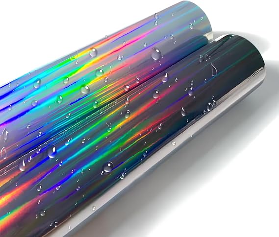 Hologram Gökkuşağı Rainbow Parlak Araç Motosiklet Jant Kaplama Suni Yem Folyosu (50cm X 1Metre)