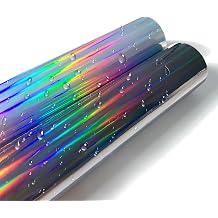 Hologram G kku a  Rainbow Parlak Ara  Motosiklet Jant Kaplama Suni Yem Folyosu 30cm X 1Metre