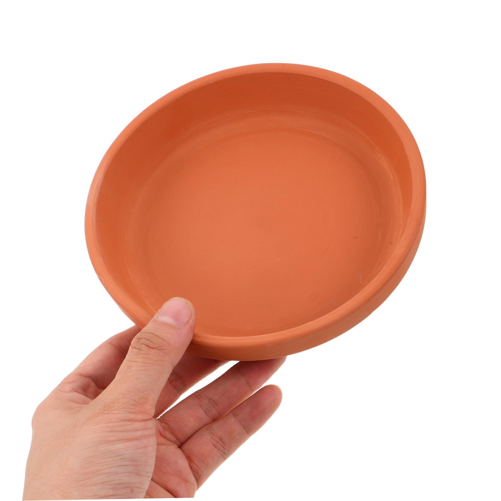 Toddmomy 12 Pezzi Sottovaso Rotondo in Terracotta per Vasi di Piante, Raccoglitore d'Acqua Elegante e Resistente, per Davanzali e Tavoli, Previene Accumulo di umidità