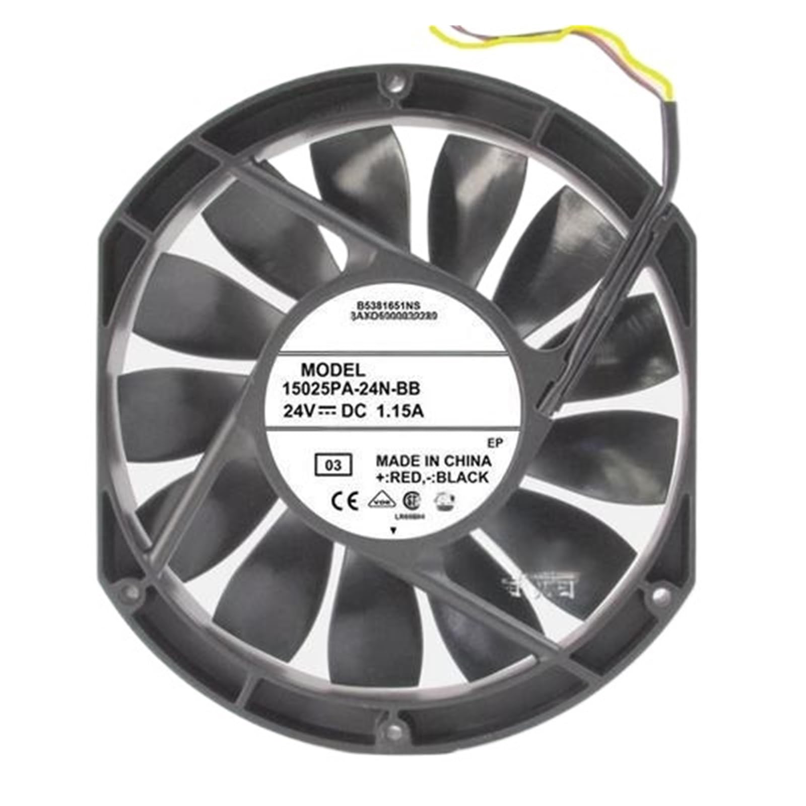 Ventilateur de refroidissement pour renouvellement d'air de serveur informatique
