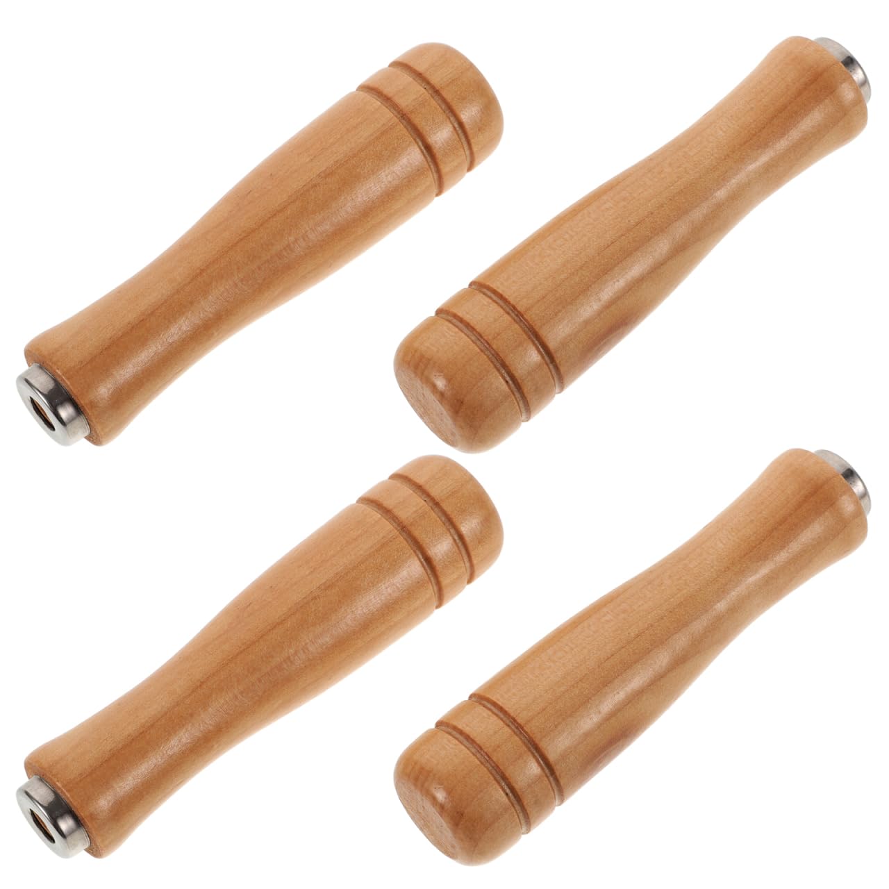 Artibetter Mango De Lima De Madera 4 Uds Repuesto Ergonomico Antideslizante Para Herramientas Manuales De Corte Y Raspado Portatil