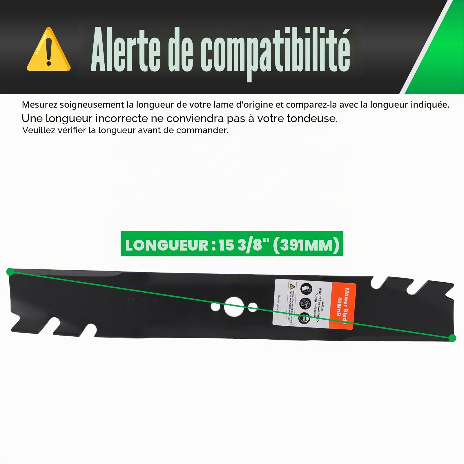 Grasscool Timemaster 30 Lot de 2 Lames de Mulching pour tondeuses à Plateau de 76,2 cm, compatibles avec Les modèles Toro 20199, 20200, 20975, 20977 (20120P 120-9500-03)