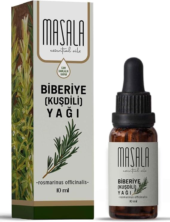 Masala Biberiye Hidrolat & Uçucu Yağ Seti, 125 ml Biberiye Suyu & 10 ml Biberiye Yağı