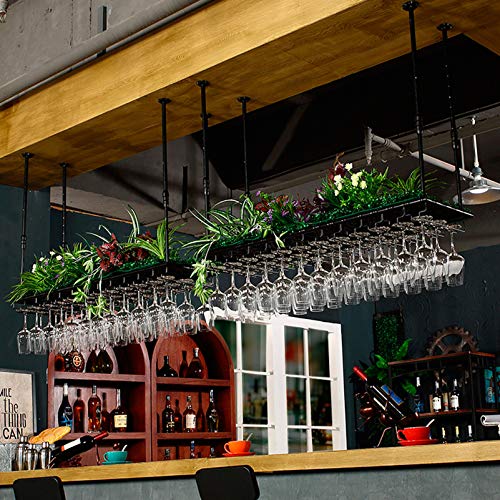 Casier à vin suspendu pour libérer vos comptoirs encombrés de bouteilles et verres