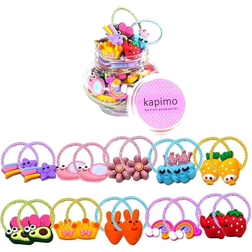 Kapimo 20 Pcs Elastic Hair Bands