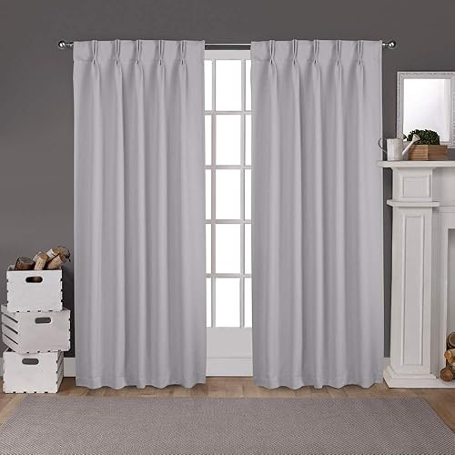 Cortinas Exclusive Home Curtains, par para panel, de satén