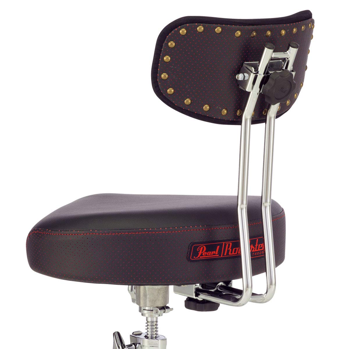Pearl D-3500BR Schlagzeug-Hocker Sattelsitz mit Lehne + keepdrum Drumsticks