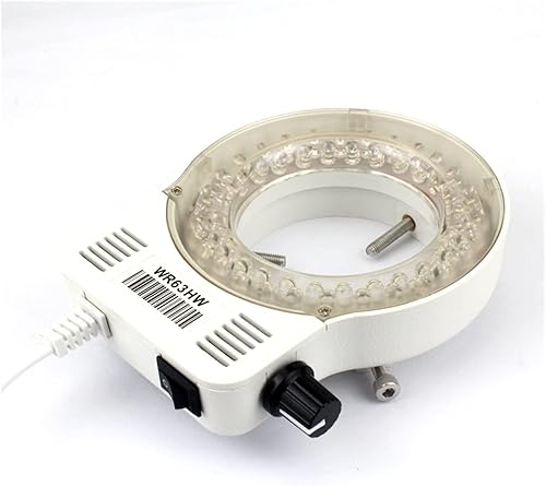 Miniatura 2 de Accesorios de microscopio digital de mano Microscopio Anillo Luz Ajustable 56 LED Iluminador- 100V 220V 60000LM Microscopio Ajustable Anillo Luz