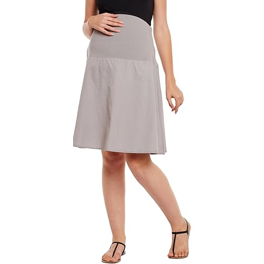 Cotton A-line Skirt