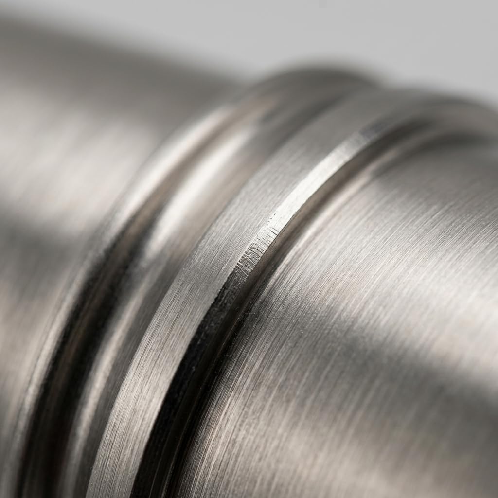 MAKA Raccordo Flex-Rigido per Canna Fumaria in Acciaio Inox, Giunzione da Tubo Flessibile a Tubo Rigido Monoparete (Ø 300 mm, AISI 316)