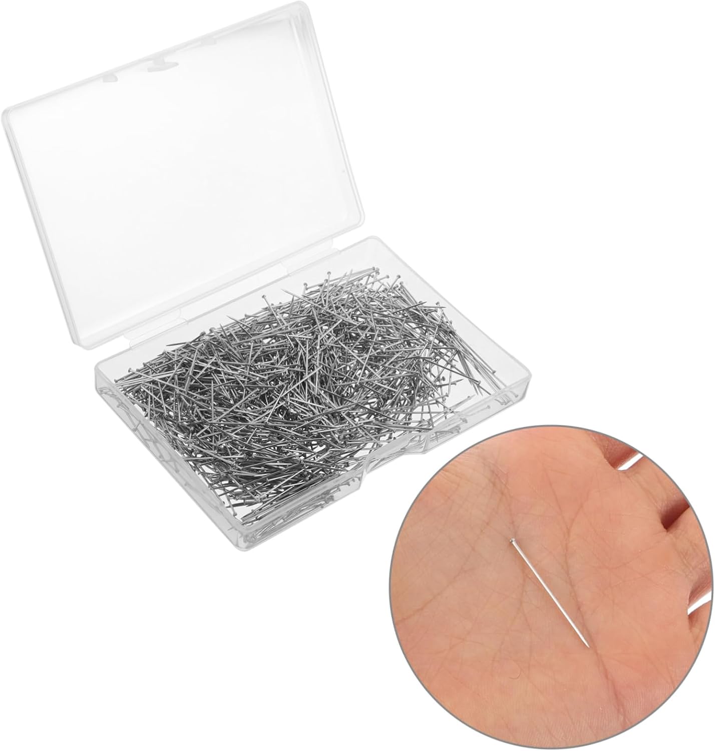 NUOBESTY Sewing Locating Pins Box Electroplated Straight Pins for Fabric Quilting Dressmaking and DIY Crafts Essential Tool for Sewing Enthusiasts