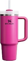 Vista 79 de STANLEY Quencher H2.0 FlowState - Vaso térmico de acero inoxidable con aislamiento al vacío, vaso con tapa y pajita para agua, té o café helado