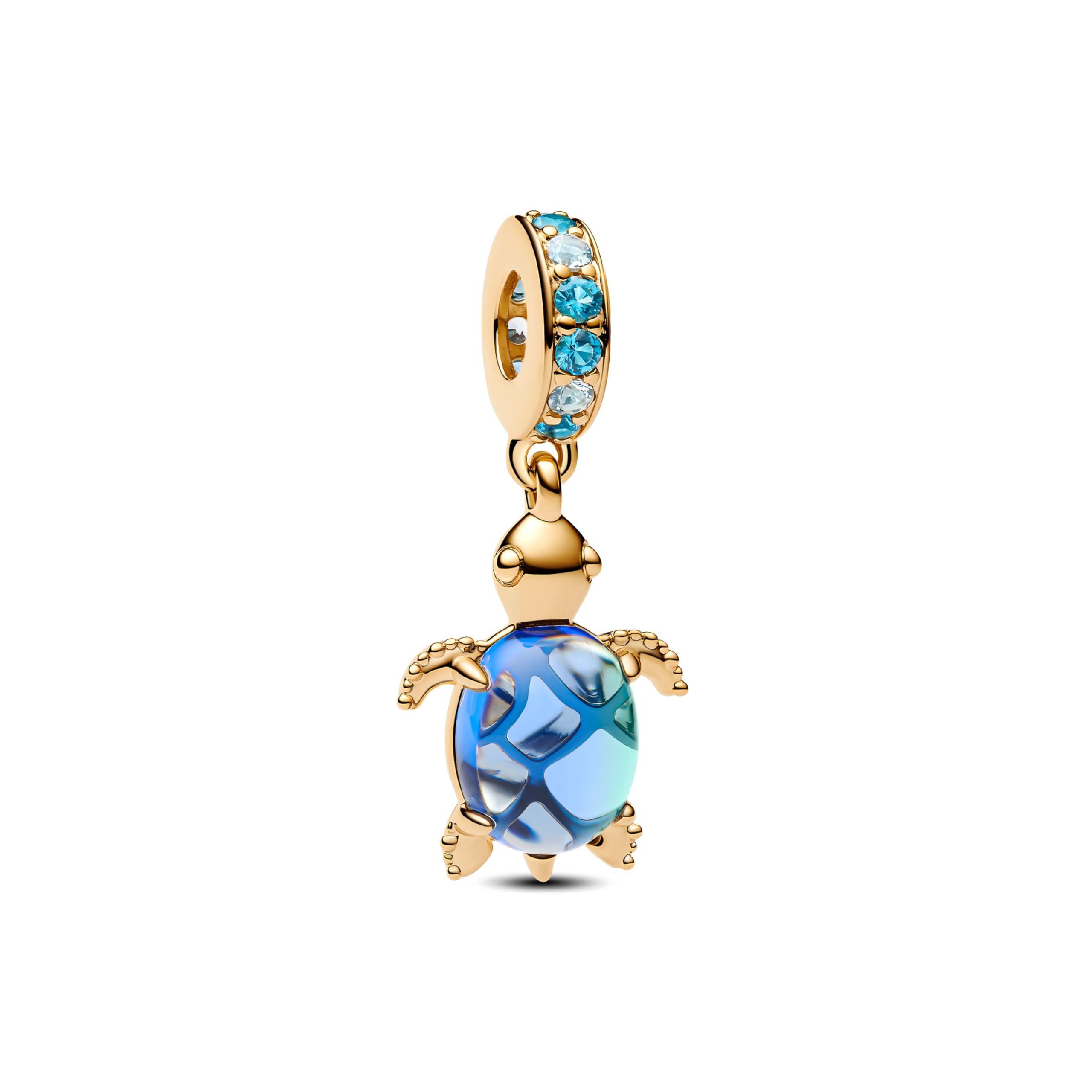 Tortuga de oro charms abalorios compatible con pulsera europea de mujer 6