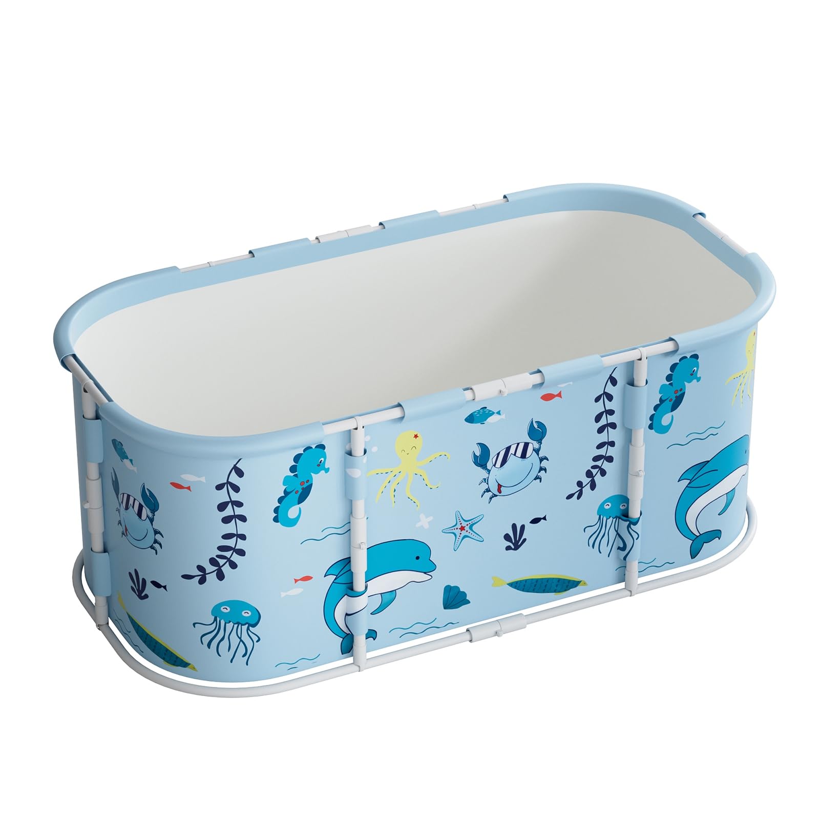 Extra Large Portable Foldable Bathtub for Adult, Family SPA Soaking Tub for Small Bathroom, Thicken Multiple Layer Bathtub