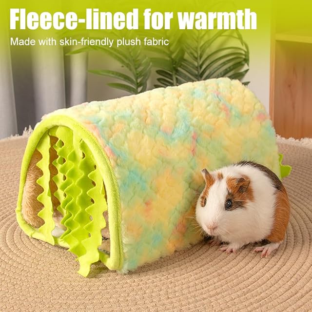 Foto 4 de 7 de DONGKER Cama para cobayas, Suave Refugio de Peluche para Conejos, cojín extraíble y Lavable