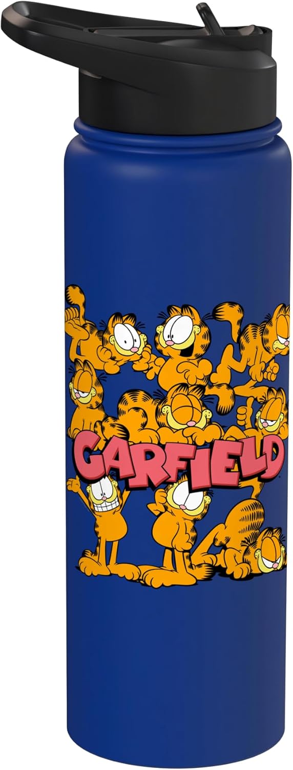 Garfield Multiple Poses Stainless Steel Insulated Water Bottle