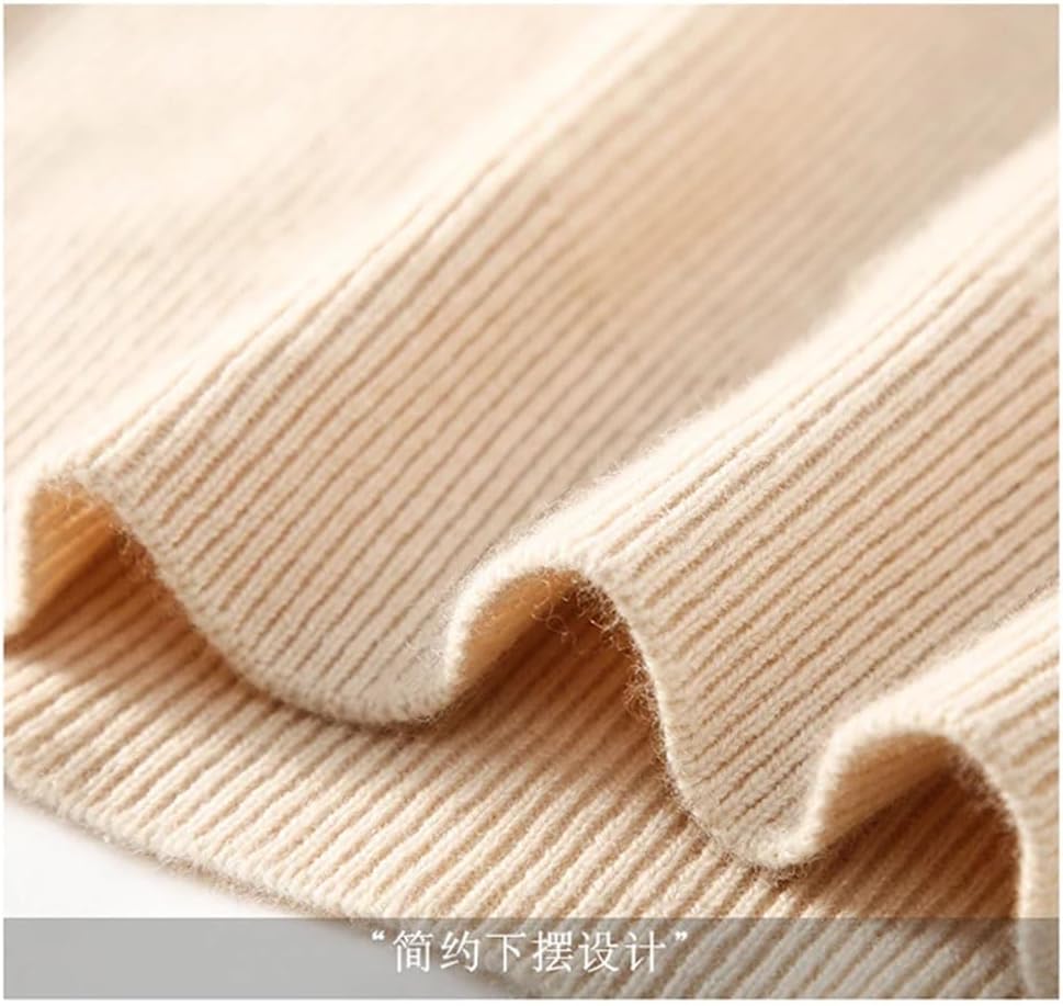 Women's 100% Cashmere Hooded Sweater Long-Sleeves Button Winter Thickening Warm Knit Pullover Sweatshirts