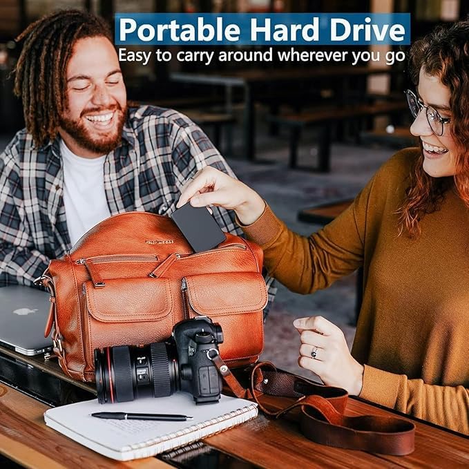 Image of 1tb Portable External Hard Disk - USB 3.0 for PC Laptop Windows and Mac, 1 Year Warranty, External HDD - Black (1 tb) (K)