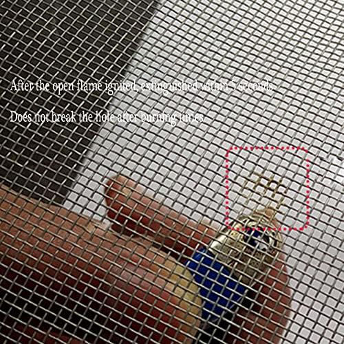 316L Stainless Steel Window Screen Roll - Durable, Breathable Mesh for Home Use - Animal Prevention, DIY Screens, Lightweight Woven Wire for Insect Protection