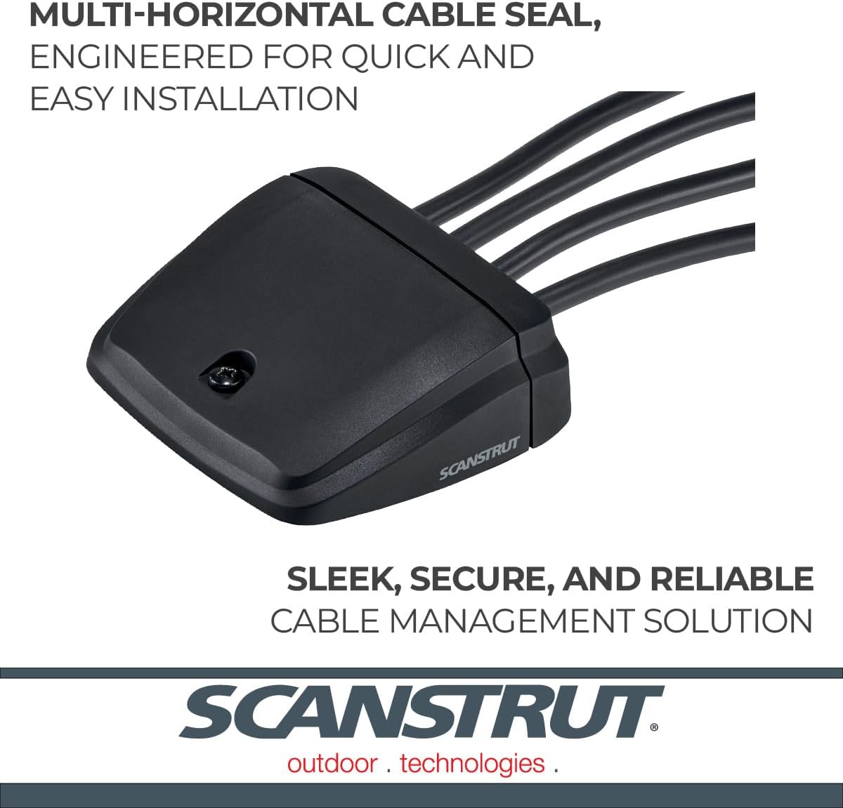Scanstrut DS-H-Multi-BLK Horizontal Multi Cable Seal – Black